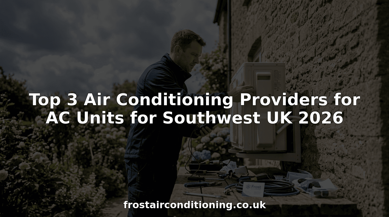 Top 3 Air Conditioning Providers for AC Units for Southwest UK 2026