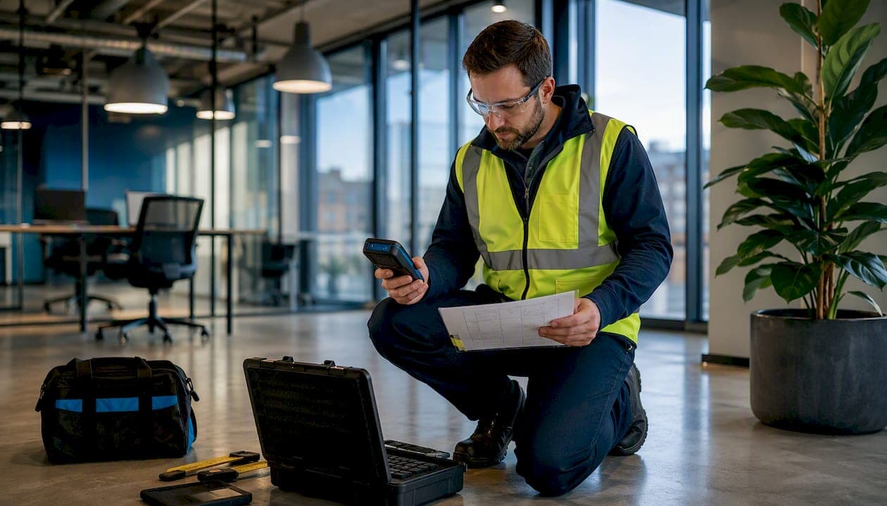 Air conditioner construction: on-site installation in Exeter