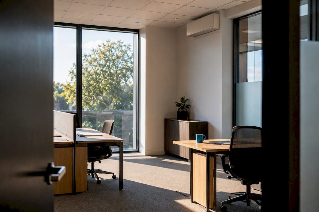 Design office air conditioning by area for UK: split under 200 m²