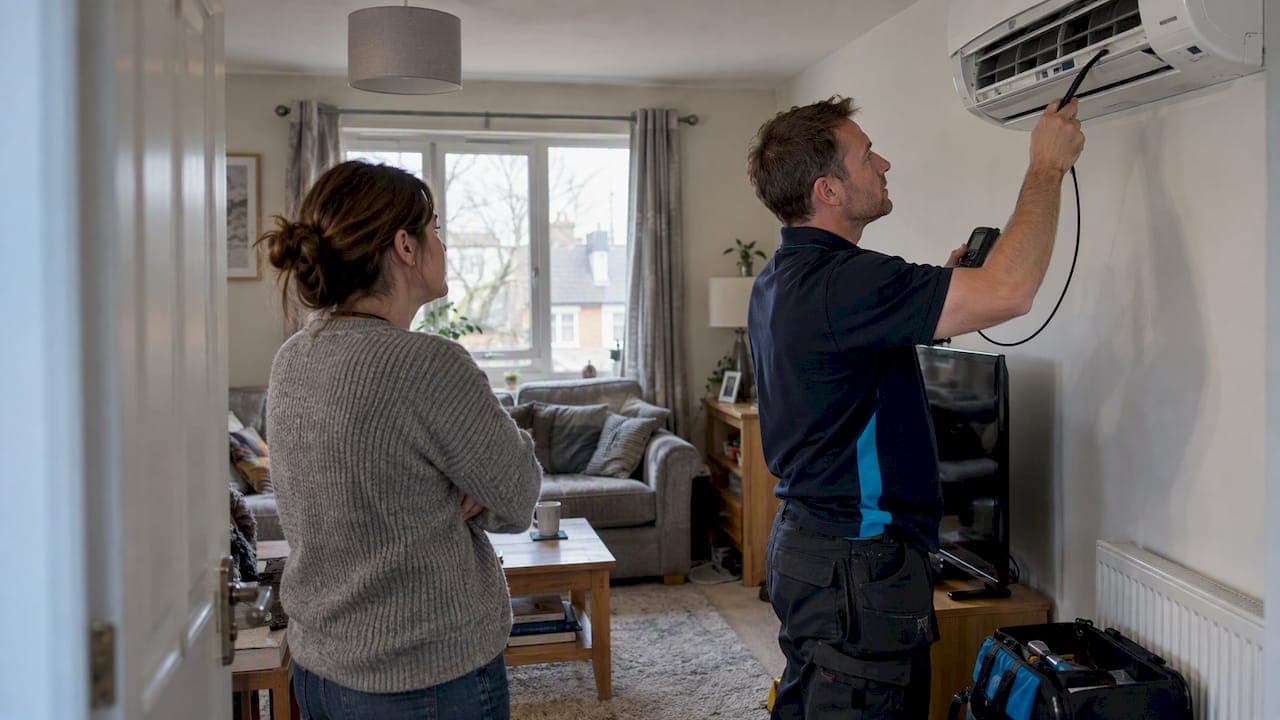 UK Weekend Aircon Repair: Check F Gas, Expect £40–£100 More